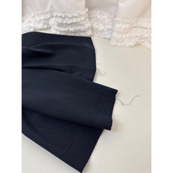 Ann Taylor Womens Navy Wide-Leg Trousers Size 6 petite - Picture 5 of 5